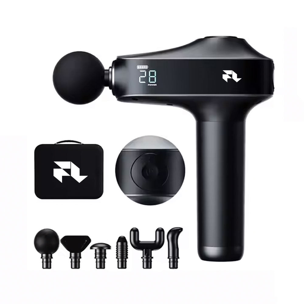 Pistolet de massage musculaire FAIS LE SPORT – outil de récupération puissant pour soulager les tensions et améliorer la récupération après l'effort.